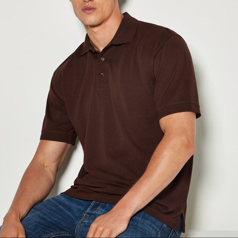 Herren-Poloshirt mit Logo-Bruststick